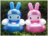 ABC 小兔子儿童沙发 充气沙发 宝宝坐椅 充气凳子玩具 加厚超可爱