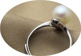 天然珍珠 纯银戒指8-9MM白紫粉多色可选 礼品 送妈妈 韩版 戒指环