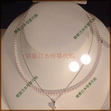 日本直邮代购 Mikimoto/御木本 全珍珠akoya小颗珍珠项链3~4mm