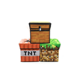 包邮minecraft我的世界收纳凳储物箱TNT草坪道具陷阱箱子游戏周边