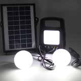 光控自动 太阳能发电小系统照明灯蓄电池 一体手机充电器夜市用