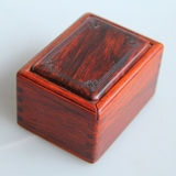 红酸枝首饰盒红木玉器盒印章盒实木珠宝饰品收纳盒古玩收藏盒