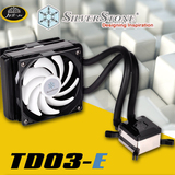 银欣TD03-E 120水冷散热器 一体式水冷散热器 双风扇LED冷头 包邮
