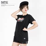 【NPC】潮牌 MLGB电池图案夜光印花设计圆领短袖T恤