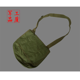 军迷用小挎包 配发正品老货军绿挎包 文革帆布包包雷锋包不带红星