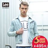 Lee男装 2016春夏新款男士休闲外套男式长袖牛仔夹克L15063D101FC