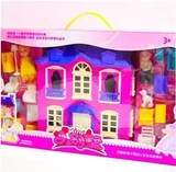 芭美儿5516小别墅芭比洋娃娃屋梦幻房间甜甜屋过家家女孩儿童玩具