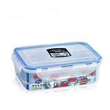 茶花正品3003塑料保鲜盒加厚微波饭盒收纳餐盒储物650ML