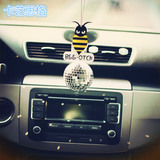 大黄蜂 变形金刚 小蜜蜂汽车挂饰 后视镜 镜面球挂件 可爱挂件YP