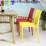 新款出口成人北欧宜家土耳其塑料餐椅休闲椅子 时尚简约创意欧式