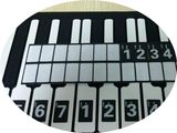 2014最热卖的手卷钢琴电子琴数字贴88键钢琴练习键盘贴纸