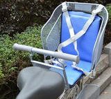 m踏板摩托车前置软垫座椅 电动车儿童椅子 高脚安全宝宝椅