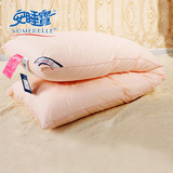 安睡宝全棉七孔高回弹透气情侣双人长枕 枕芯枕头1.5米送枕套