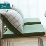 北欧现代简约绿色亚麻小清新高密度海绵餐椅垫坐垫热卖办公室坐垫