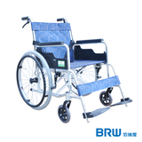 上海正品方太便携式折叠轮椅FS-1A11-A22轻便老人带后手刹轮椅车
