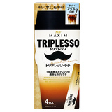 日本进口【AGF】Maxim Triplesso咖啡-三倍濃縮即溶拿鐵(4入)