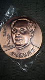 毛泽东诞辰120周年大铜章85厘米纪念章纪念币毛主席像章文革遗物