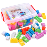 【天天特价】环保儿童积木玩具1-2-3-6周岁桶装塑料益智拼装积木