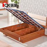 强象高箱储物双人床1.8米气动床1.5米板式床优质实木排骨架CH-61