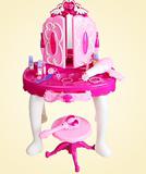 k妆箱3岁女孩玩具小公主过家家梳妆台椅子儿童化套装女宝