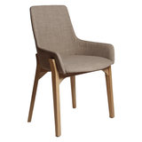 实木咖啡椅 宜家布艺时尚北欧简约餐椅休闲实木电脑椅 设计师餐椅