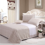 床上用品亚麻凉席1.5m床老粗布机洗清仓床品套件空调双人折叠床单