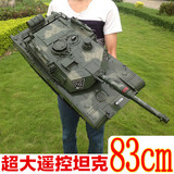 科技木质拼装仿真儿童玩具军事电动遥控车模型车坦克V200