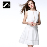 ZK短袖背心流苏下摆+修身半身裙镂空时尚套装裙两件套春夏季新款