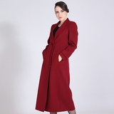 2015年冬装新款莱茨 RY5W-YD2129时尚气质长款修身显瘦羊绒大衣女