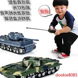 遥控坦克车越野车玩具模型充电电动仿真大炮儿童男孩2-3-6周岁7岁