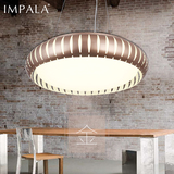 IMPALA 后现代简约圆形高亮LED餐厅吊灯金属烤漆北欧风格卧室灯