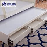 韩式儿童床1.2/1.5米木质高低床男女孩上下双层床子母床组合家具