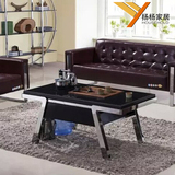 功夫茶几简约现代不锈钢大理石茶桌椅组合多功能特价客厅办公室桌