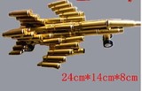 56式81铜色狙击步枪子弹壳工艺品 苏27飞机坦克模型 礼品 摆件
