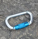 D型自动攀岩主锁 自动锁 D型锁 登山安全扣 快挂 D型自动门锁