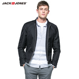 JackJones春季新款杰克琼斯春装男装纯色防风夹克外套E|216121015