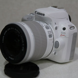 欧版Canon/佳能100D白色套机入门单反数码相机配18-55mmSTM 特价