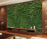 3D立体简约墙纸树叶大型壁画客户卧室沙发电视背景墙壁纸无缝墙布