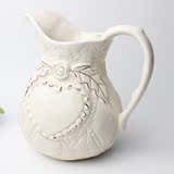 欧式陶瓷花瓶 高档陶瓷水壶 花插 假花客厅卧室装饰品批发价
