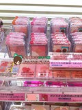 日本代购 CANMAKE 花瓣雕刻五色腮红 珠光粉嫩带腮红刷 包邮