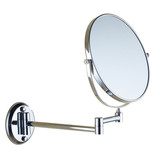 镜子卫生间伸缩镜 全铜梳妆美容镜免打孔浴室化妆镜 双面壁挂折叠