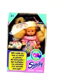 婴儿娃娃 美国古董婴儿版芭比娃娃 SINDY婴儿迷你 孩之宝 小狗