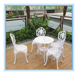 星光公园桌椅户外家具广场花园阳台庭院露天休闲铸铝套件组装桌椅