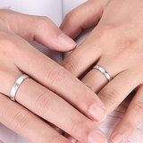 日韩钛钢情侣戒指亲吻鱼变形对戒指环男刻字霸气饰品