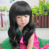韩版儿童假发发套 长发假发套女童女宝宝假发 摄影假发宝宝长卷发