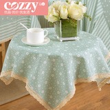 Cozzy蔲姿 茶几布餐桌布布艺圆桌桌垫防烫棉麻盖巾大小2条装台布