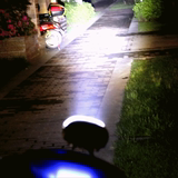车踏板电动车改装强光射灯外置透镜12-80V超亮摩托车led大灯越野