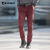 KAMA 卡玛 冬季款男装 工装休闲裤男长裤子直筒 2414301