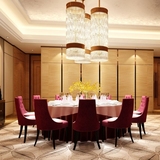 新古典欧式酒店家具 包厢包间餐桌椅 布艺餐椅 餐厅会所单椅