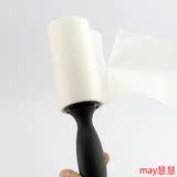 魔力滚筒清洁器粘尘纸可撕式卷纸除尘器衣服除毛刷毛器大衣粘毛器